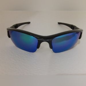 Oakley Flak Jacket Men's Black Polarized Sunglasses